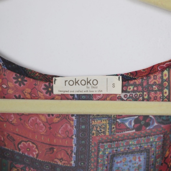 ASOS Rokoko Clothing Deep V Neck Babydoll - Picture 4 of 5